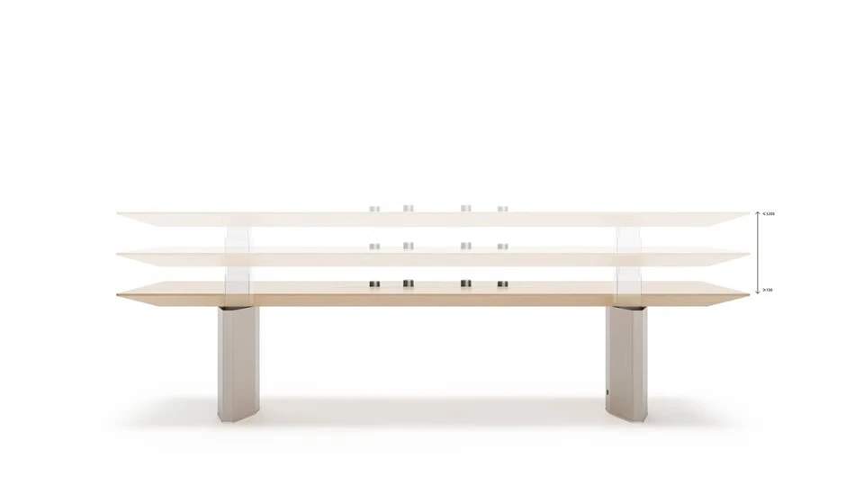 Solid Oak Conference Table factory
